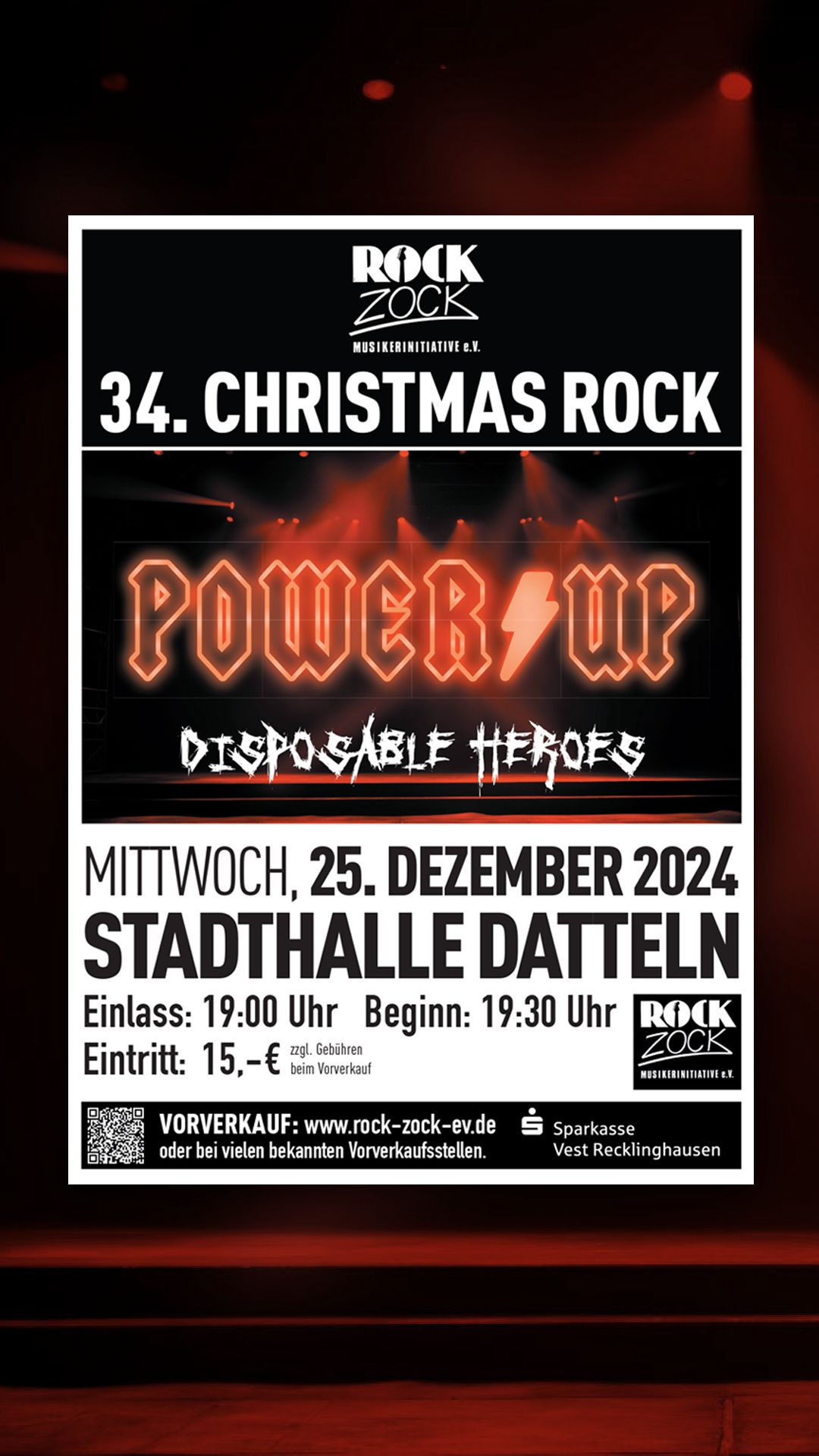 Plakat zum 34. Christmas Rock 2024